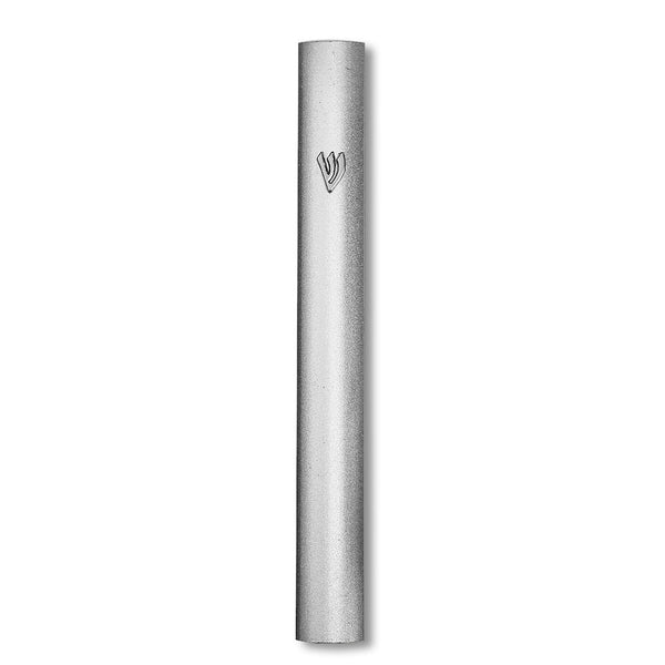 Aluminum Silver-Tone Classic Mezuzah Case, 15cm