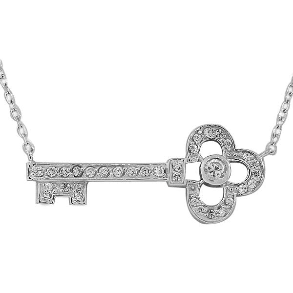 Crystal Key Pendant