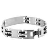Mens Name Tag Bracelet