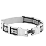 Silver Name Tag Bracelet