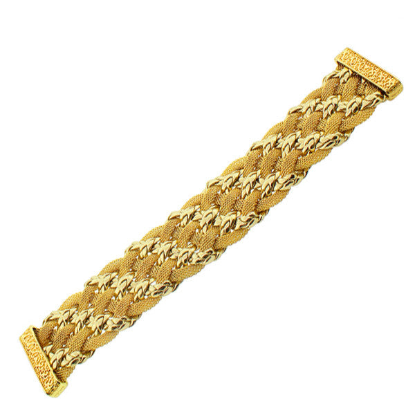 Gold X Bracelet