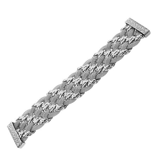 Sleek Silver Chain Bracelet