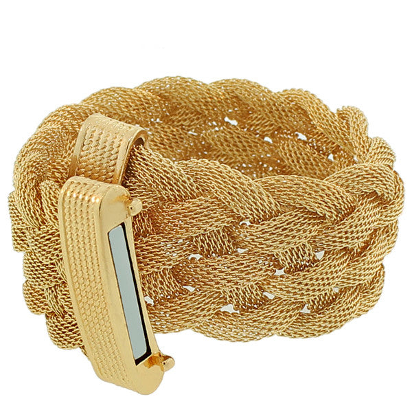 Gold Braided Bracelet
