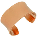 Stainless Steel Rose Gold-Tone Hammered Finish Large Heavy Bangle Bracelet
