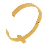 Wide Cross Bangle