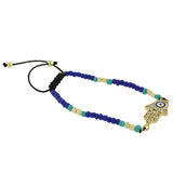 Blue Jazz Hamsa Beads