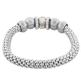 Floral Silver Bracelet