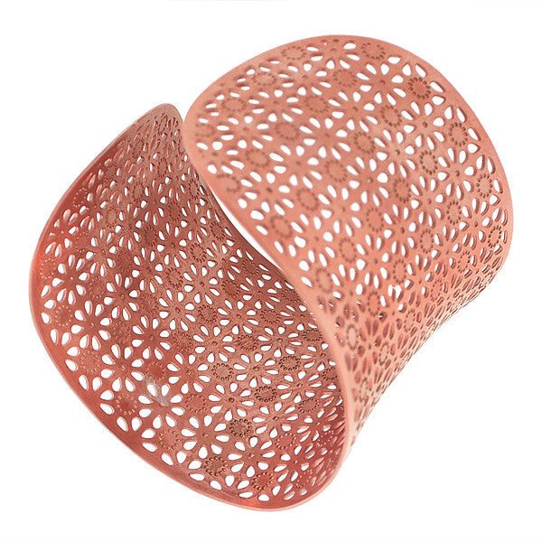 Wide Floral Cuff