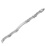 Chrome Name Tag Chain