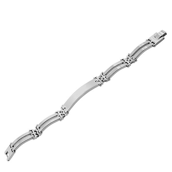 Chrome Name Tag Chain