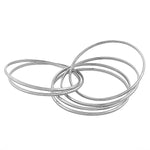 Interlocking Chrome Bangles
