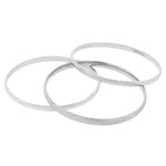 Sparkling Silver Stackables
