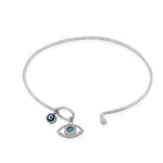 Blue Evil Eye Bangle