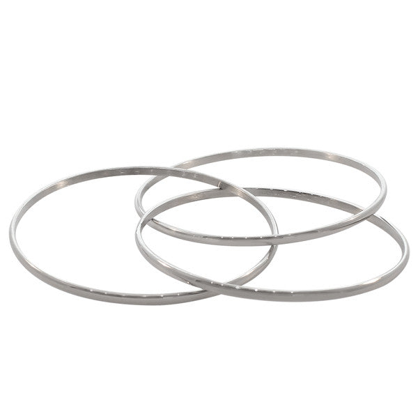 Silver Interlock Bracelets