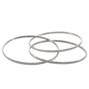 Silver Interlock Bracelets