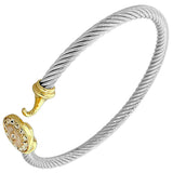 Twisted Gold Evil Eye