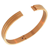 Oval Rose Bangle