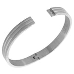 Oval Chrome Bangle