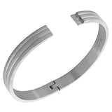 Oval Chrome Bangle