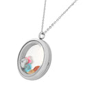 Flower Floating Charm Pendant