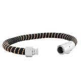 Rose Lined Leather Clasp