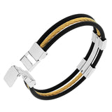 Gold Rope Double Clasp