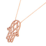 Rose Shimmer Hamsa