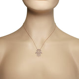 Rose Shimmer Hamsa