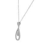 Silver Teardrop Set