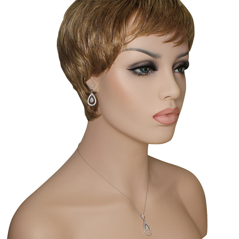 Silver Teardrop Set