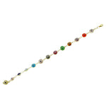 Multi Gold Eye Bracelet
