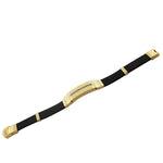 Royal Gold Rubber Bracelet