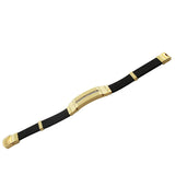 Royal Gold Rubber Bracelet