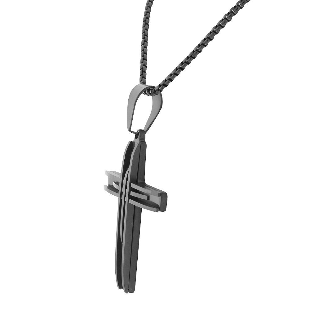 Sleek Cross Necklace