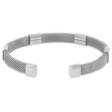 Silver Open Bangle