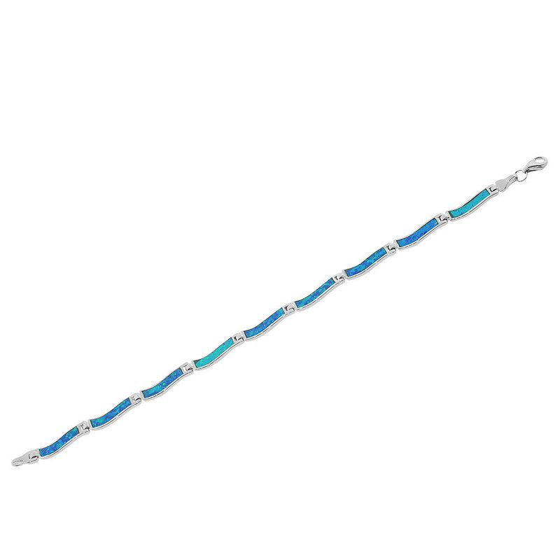 Opal Tennis Link Bracelet