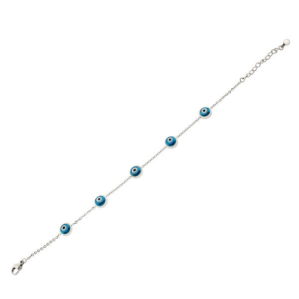 Blue Eye Chain Bracelet