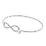 Infinity Crystal Bangle