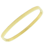 Stainless Steel Yellow Gold-Tone Religious Cross Spanish Prayer Bracelet