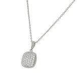 Silver Square Pendant