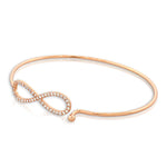 Infinity Rose Bangle