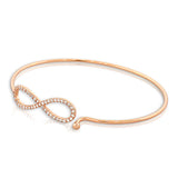 Infinity Rose Bangle