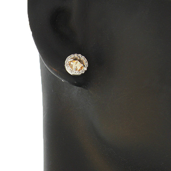 Opal Round Studs Girls