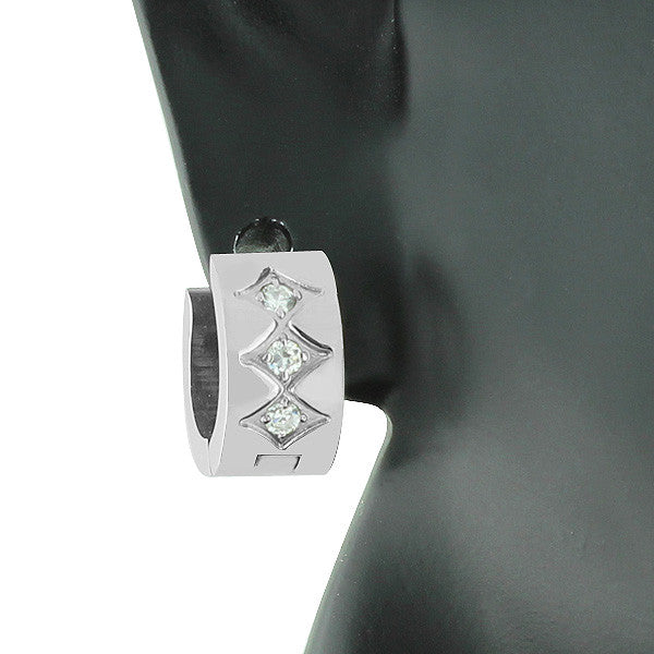 White Diamond Huggies