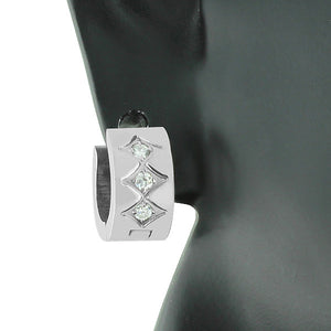 White Diamond Huggies