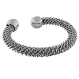 Silver Spiral Cuff