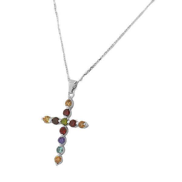 Rainbow Cross Pendant