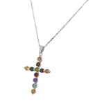 Rainbow Cross Pendant