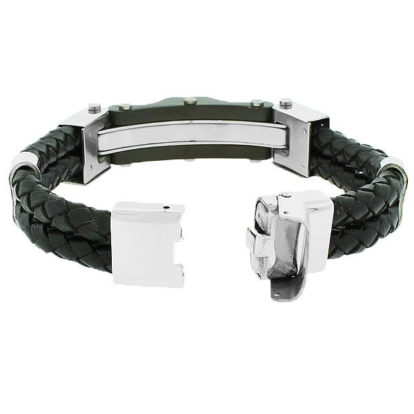 Men's Leather Steel