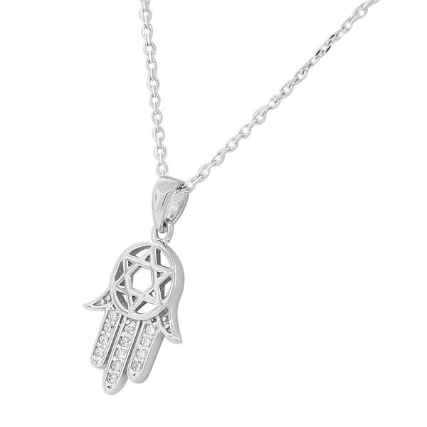 Green Stone Hamsa
